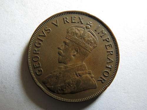 SAU 1934 One Penny look at this Penny