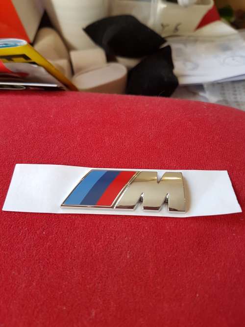BMW MSport MotorSport Boot Lid/Fender 3D Badge Decal Logo, 53x19mm, High OEM quality, R150 each