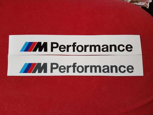 BMW M Performance Decal Sticker, High quality, 187 x 17mm OEM size, R100 each