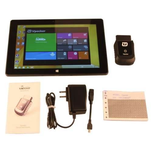 VPECKER Vehicle Doctor Easydiag Wireless WIFI OBDII Tool + Windows 10.1 Tablet 9.7, R7999