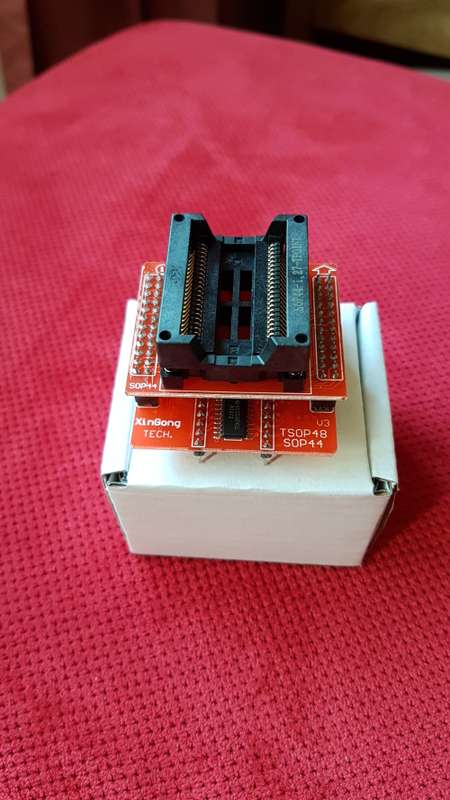 SOP44 to DIP40 Adapter Socket for TL866 Programmers, Includes base board, New, R699