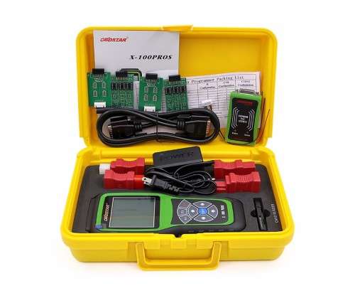 ORIGINAL X100 PROS X-100 PROS Auto Key Programmer + Eeprom adapter, Type C+D+E, Immobiliser, R7999