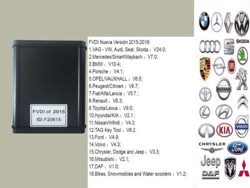 NEW FIRMWARE 2015-2016 FVDI ABRITES Diagnostic Key Programmer Full 18 Softwares, No Limits, R7999