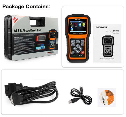 FOXWELL NT630 PRO OBD2 Engine ABS SRS SAS Crash Data Reset Diagnostic Code Reader LOCAL STOCK, R2999