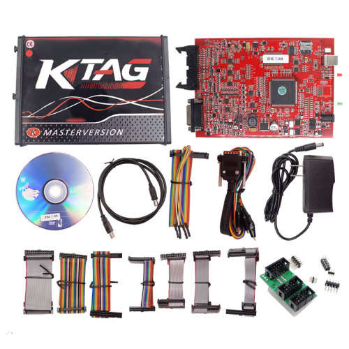 Red PCB KTAG Master EU Online Version Firmware V7.020 R2599
