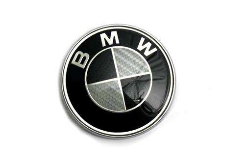 BMW True Carbon Bonnet and Boot Emblem Badge Decals