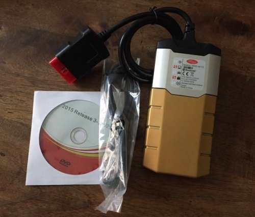 Delphi DS150E USB Gold Diagnostic Unit  v2015.3 Software for Cars /Trucks + 8 Piece Truck Cable set