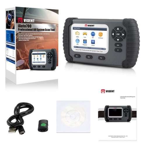 New VIDENT iAuto700 Professional Car All System Scan Tool