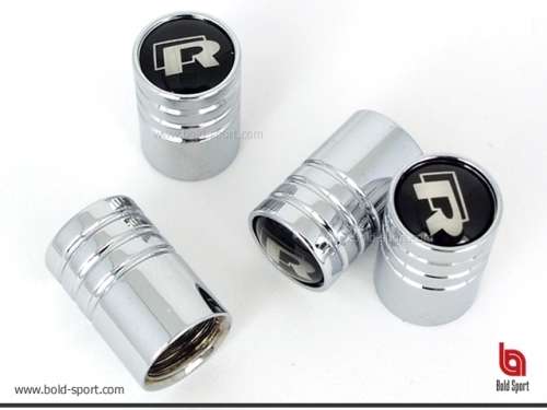 VW GOLF R Metal Valve Cap Set