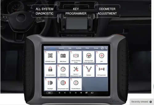 NEW XTOOL A80 Bluetooth/WiFi Full System OBD2 Auto Diagnostic, Key Programming, Odometer adjustment