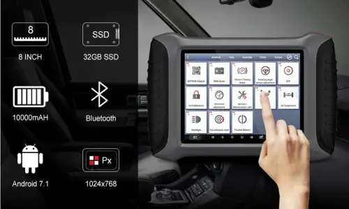 NEW XTOOL A80 Bluetooth/WiFi Full System OBD2 Auto Diagnostic, Key Programming, Odometer adjustment
