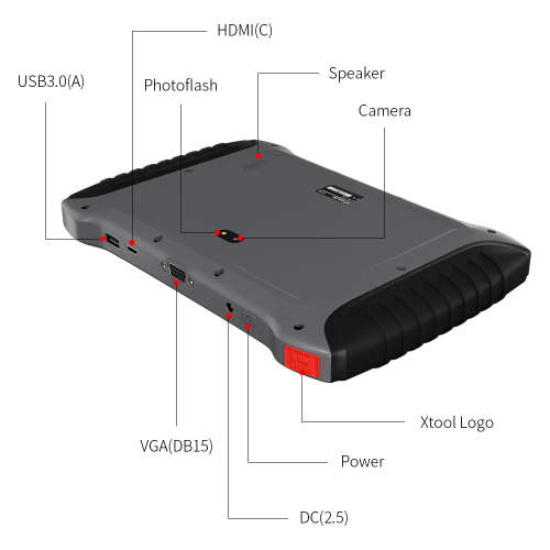 NEW XTOOL A80 Bluetooth/WiFi Full System OBD2 Auto Diagnostic, Key Programming, Odometer adjustment