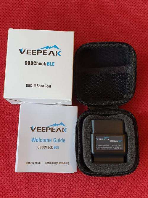 VEEPEAK OBDCheck BLE OBD2/EOBD Bluetooth 4.0 Diagnostic Tool, Bimmercode, R1749