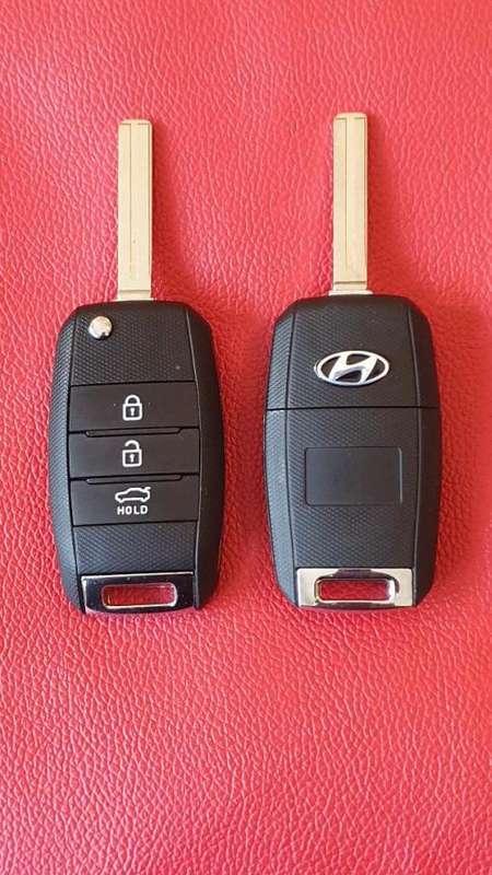 Hyundai 3 Button Flip Key Casing Shell