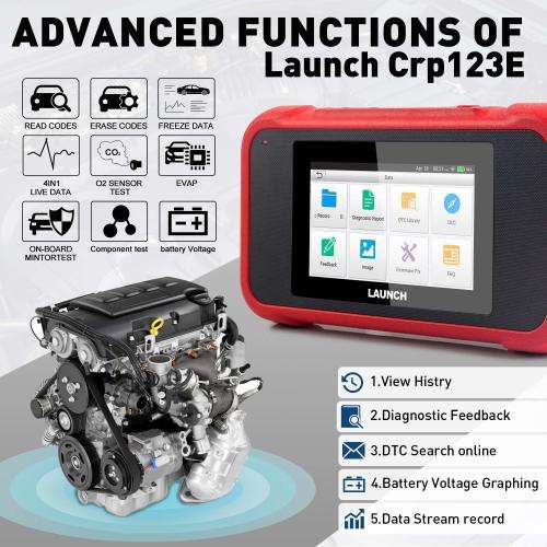 NEW Original LAUNCH Creader Professional CRP123E OBD2 Diagnostic Tool 4 in 1 Tool, LOCAL STOCK R3999