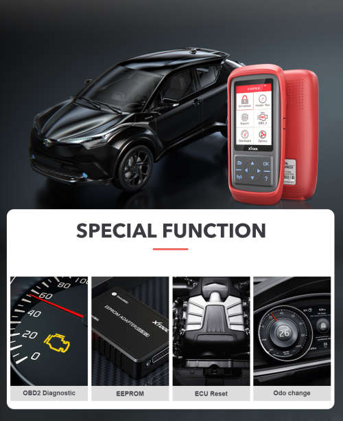 Original Xtool X100 PRO2 OBD2 Auto Key Programmer/Diagnostic Tool with EEPROM Adapter, R5849