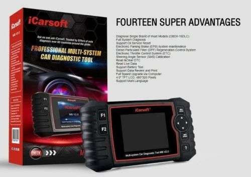 iCarsoft MB V2.0 for Mercedes-Benz/Sprinter/Smart OBD2 Multi System Diagnostic Tool, R3299