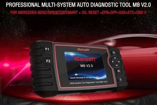iCarsoft MB V2.0 for Mercedes-Benz/Sprinter/Smart OBD2 Multi System Diagnostic Tool, R3299