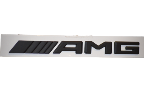 Mercedes AMG Matt Black Bootlid Badge Decal, High quality, R160 each