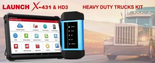 ORIGINAL LAUNCH X431 V+ V4.0 HD3 Heavy Duty V Plus Diagnostic Tablet and Adaptor Set, R31999