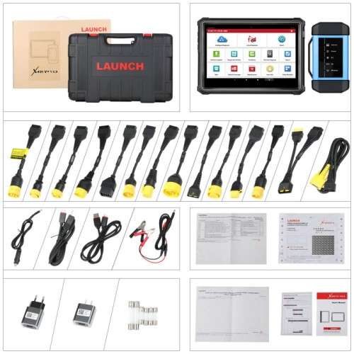 ORIGINAL LAUNCH X431 V+ V4.0 HD3 Heavy Duty V Plus Diagnostic Tablet and Adaptor Set, R31999