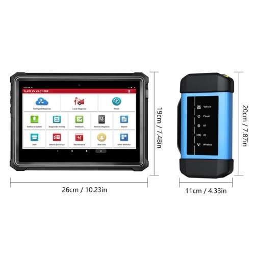 ORIGINAL LAUNCH X431 V+ V4.0 HD3 Heavy Duty V Plus Diagnostic Tablet and Adaptor Set, R31999