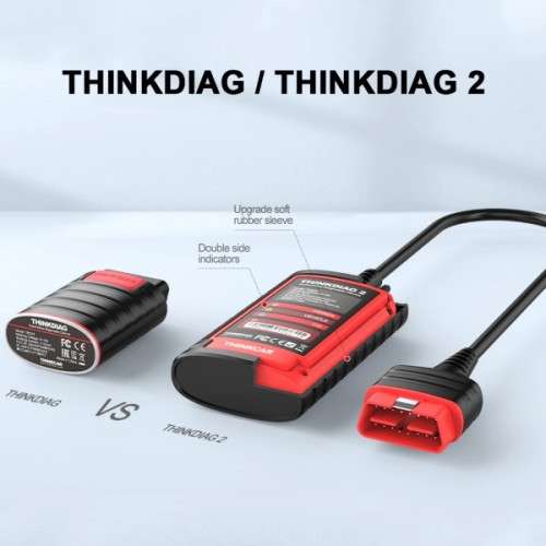 New THINKDIAG 2 ALL Car Brands CAN FD protocol OBD2 Diagnostic Tool Active TestBi-Directional R4399