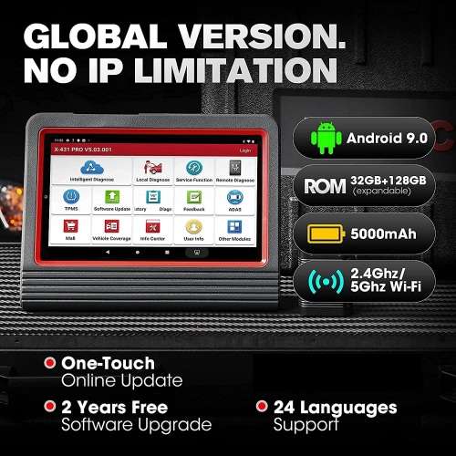 Latest ORIGINAL LAUNCH X431 Pros ProS V Bluetooth Comprehensive Diagnostic Kit