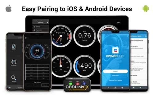 OBDLink CX Bluetooth 5.1 BLE OBD2 Adapter for Bimmercode BMW/Mini, Diagnostic plus Coding, R2599