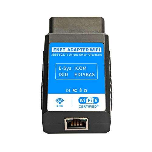 Enet Wifi Adapter for BMW F/G/I Series Obd2 Wifi Compatible with BimmerCode/link,Bootmod3 etc. R1699