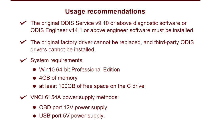 VNCI 6154A ODIS V23.0.1 Professional Diagnostic Tool