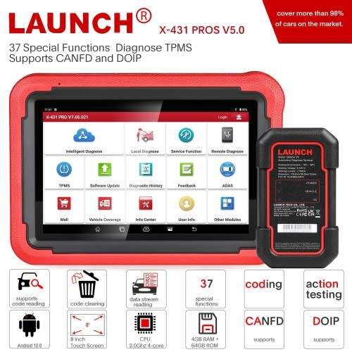 Launch X431 PROS V5.0 Auto Diagnostic Tool Full System Scanner R20499