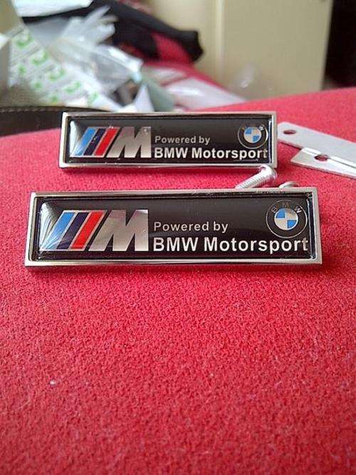 BMW M Sport/M Tech Car Mat/Rug Badges, High quality, R80 or 2 for R140