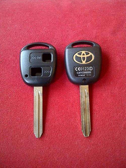 Toyota RunX/Corolla 2 Button remote key case/shell/fob, Postage R32, Brand New, R75 each