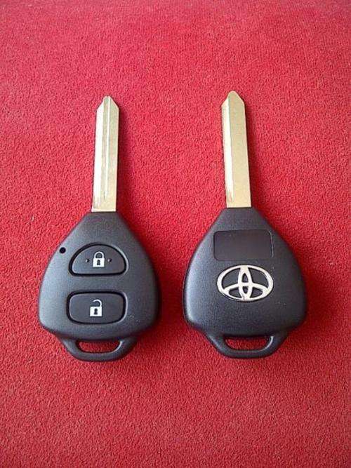 Toyota Corolla 2 Button replacement remote key case/shell/fob + toy47 blade, R130 each