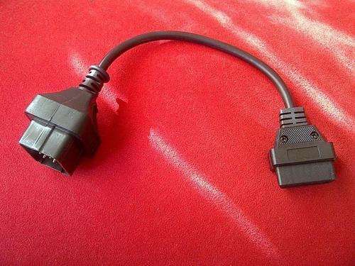 Renault Truck 12 Pin Cable Adapter, OBDI to 16 Pin OBD2, R150