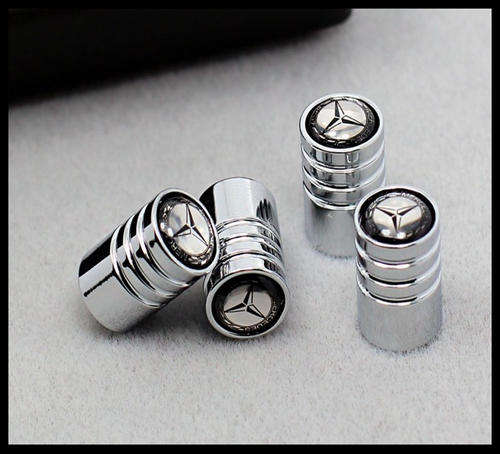 Mercedes Benz Metal Valve Cap Set, Brand New, R130 per set