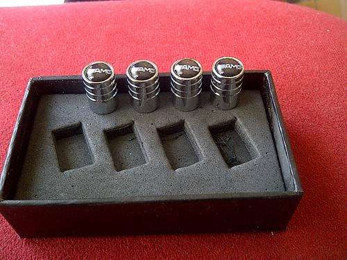 AMG Metal Valve Cap Set, Gift boxed, R100 per set