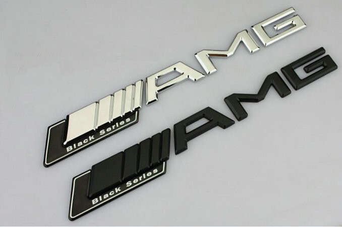 AMG Black Series Badge/decal/emblem, Black & Silver, Brand New, R100 each