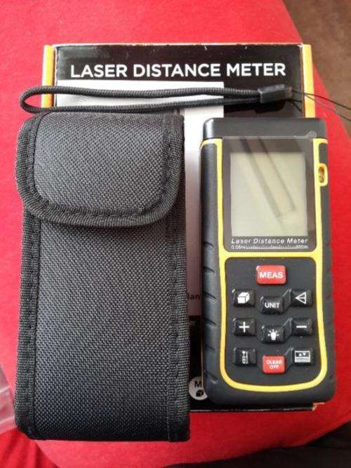 Digital Laser Distance Meter Measurer, RZ-E80, 80m (262ft) Range, Bubble level etc, Brand New R1050