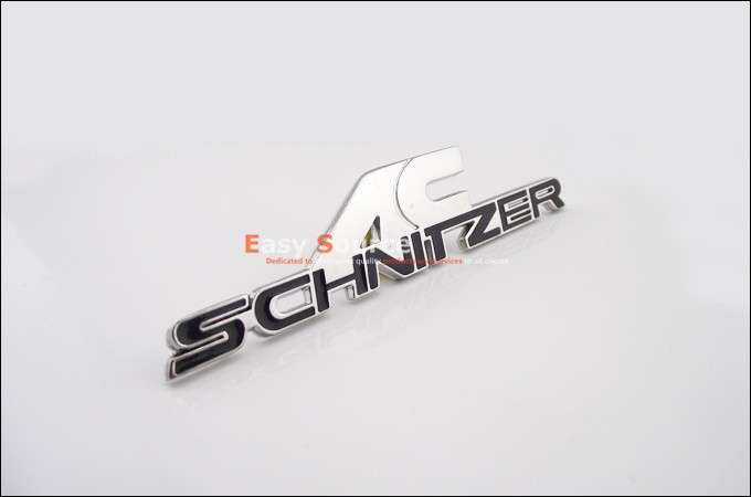 BMW Black AC Schnitzer 3D Metal Grill Badge emblem logo