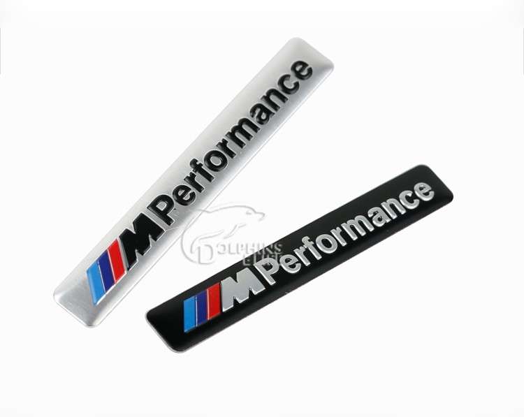 BMW 'M PERFORMANCE' Aluminium Badge/Decal/Emblem, Brand New, R100 each