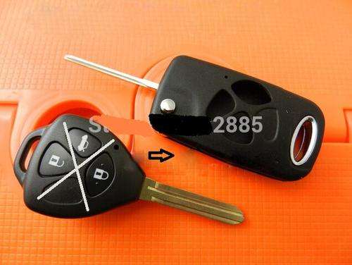 Toyota Camry 3 button Flip Key Conversion Case/Shell, Toy43 blade, Brand New, R180 each