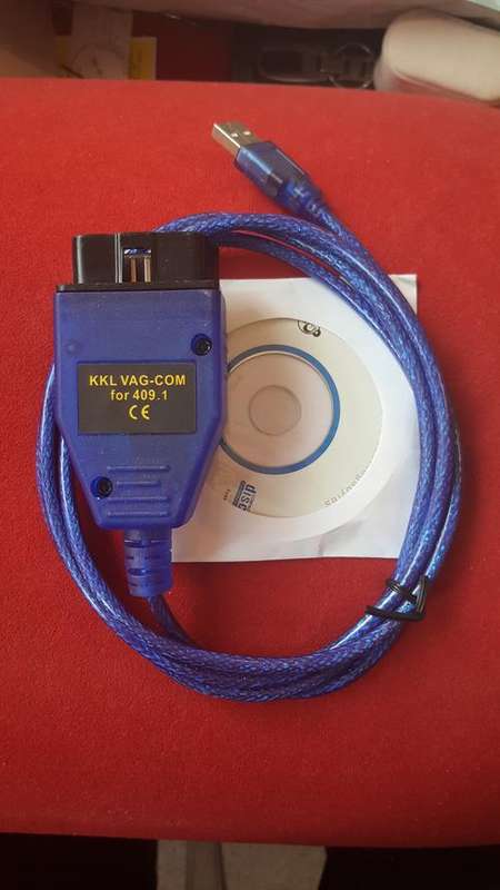 New Type Vag KKL 409.1 Com  with FT232RL Chip OBD2 Diagnostic Interface Cable, R375