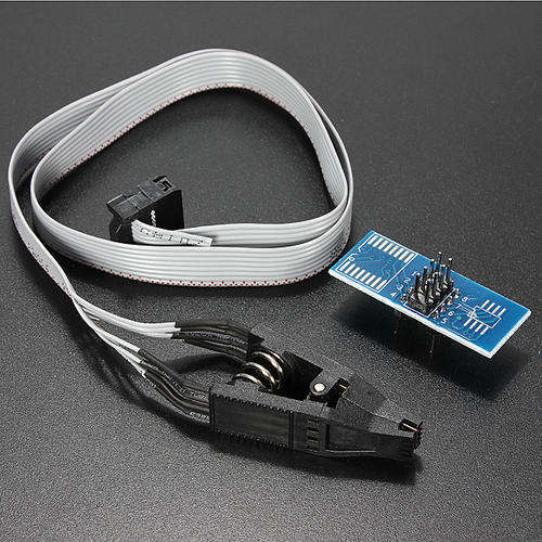 SOIC8 SOP8 Test Clip + adapter For EEPROM 93CXX/25CXX/24CXX in-circuit programming, R199