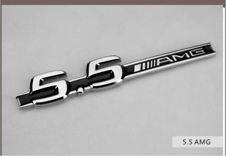 Mercedes 5.5 AMG 3D Badge Decal Logo Emblem, Brand New, R150 each