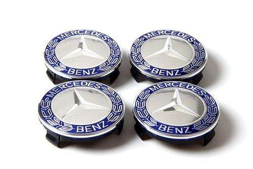 Mercedes Benz 75mm Wheel cap centre badge