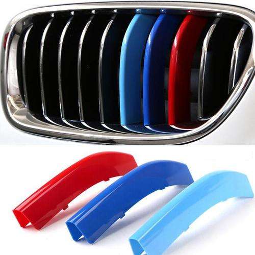 BMW F30 3 Series Motorsport 3 Colour Plastic Cover Stripes for front grille fins, R200 per set