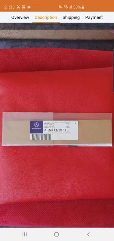 Mercedes AMG Matt Black Bootlid Badge Decal, High quality, R160 each