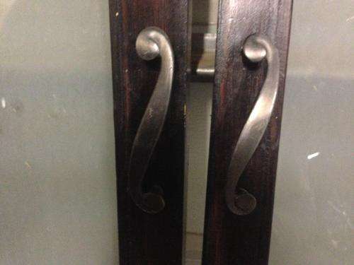 Set of old wooden doors. Bid is for all 3 doors.
